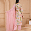 Embroidered Three Piece Suit Set