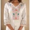 Embroidery Three-Piece Kurta with Pant