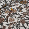 Brown Dark Bird Printed Bed Sheet