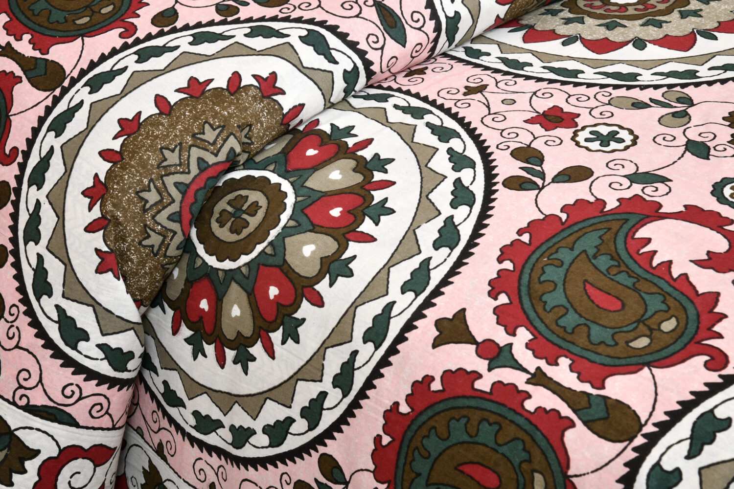 Jaipuri Patola Printed Double Bed Sheet Set