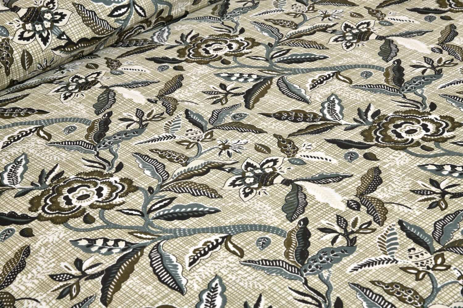 Light Green Printed Double Bed Sheet Set