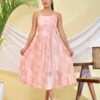 Peachy Allure One-Piece Frock