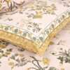 Grey Pink Floral Cotton Bedsheet