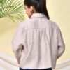 Women's Embroidered Collar Shirt