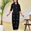 Black and White Dotted Co-ord Set