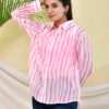 Pink Lining white shirt