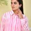 Shirt with Pink Lining