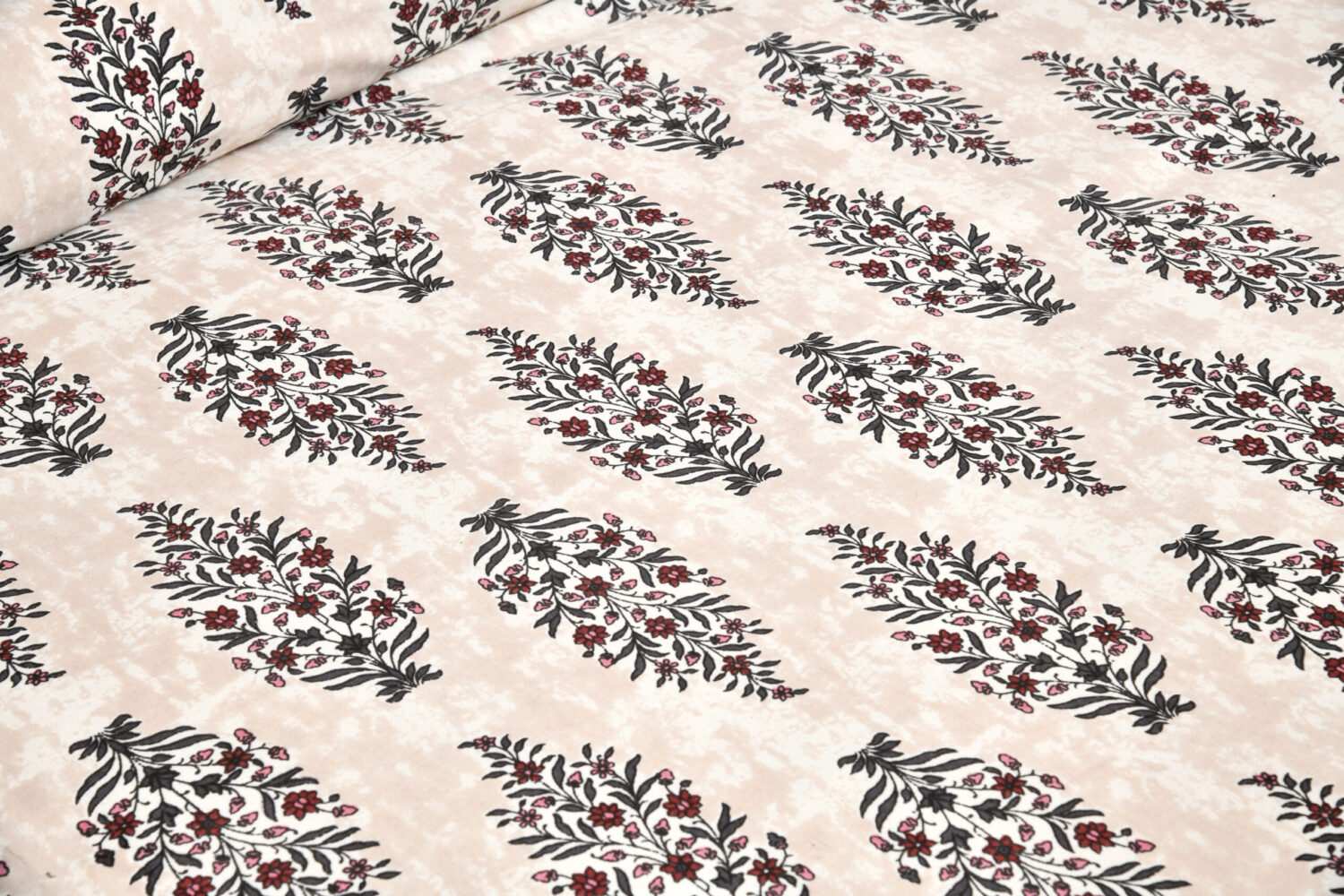 Cotton Block Print King Size Bedsheet Set