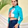 Sky Blue Women Shirt
