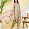 Sandy Blossom Floral Kurta Set
