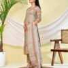Sandy Blossom Floral Kurta Set