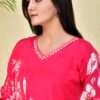 Blush Blossom Floral Kurta Set