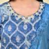 Celestial Blue Jari Work Kurta Set