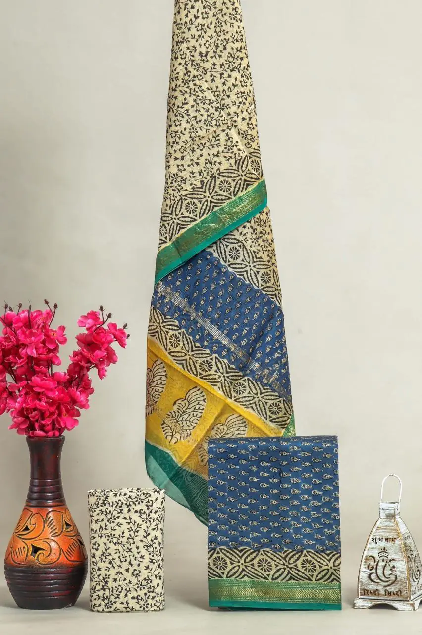 Silk Kurta set material